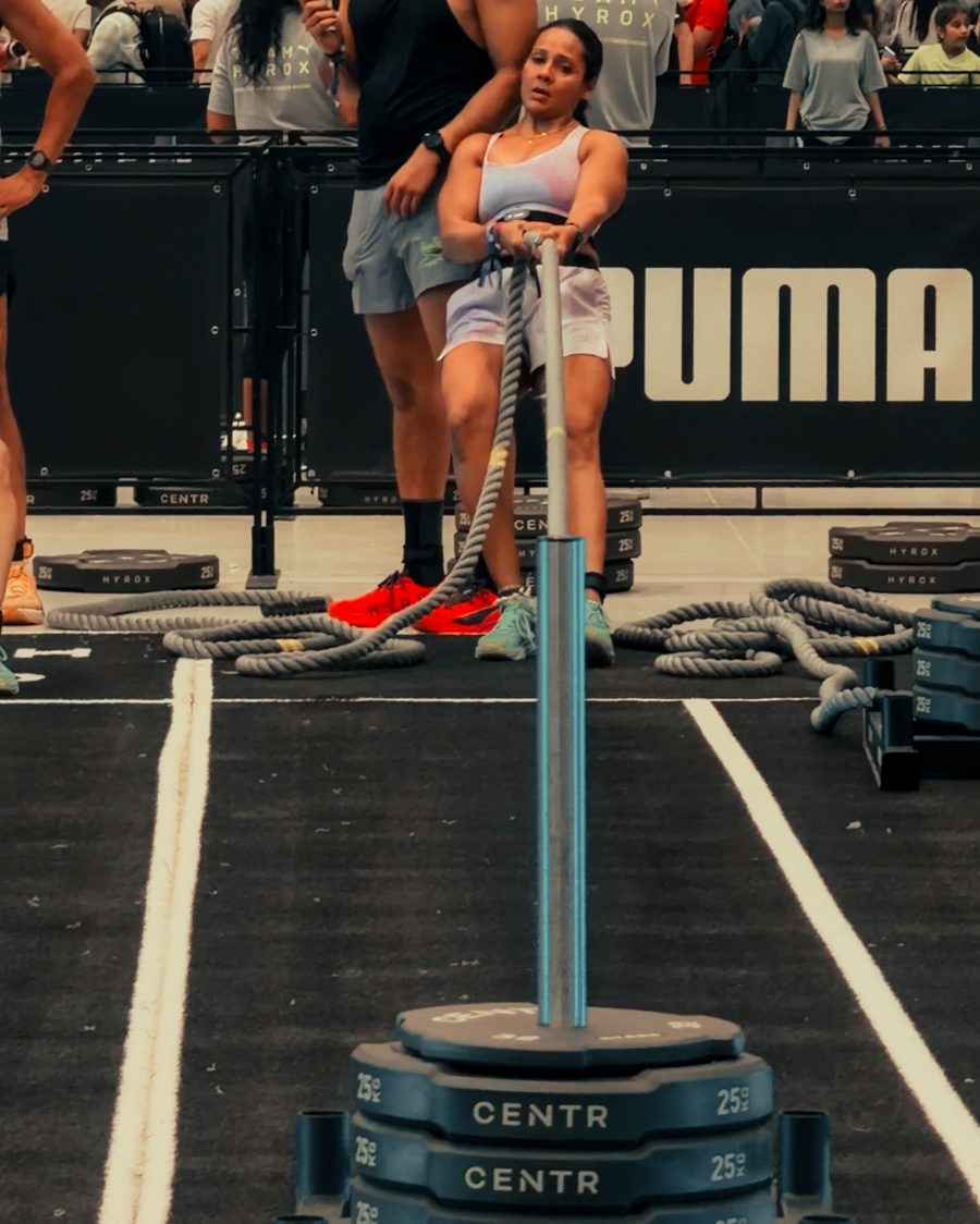 Sonali Saraogi Singh — Sled Pull, HYROX Bengaluru